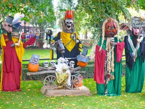 Installation in the Park. Stock Photos