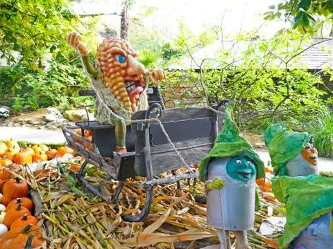 Installation in the Park. Stock Photos