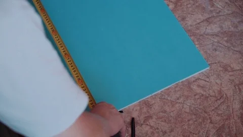 Installation of plastic windowsill in the house Stock Footage 81501709