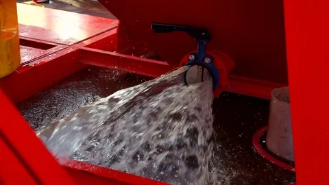 Installation for the purification of water. About industry, factory Stock Footage 71167313