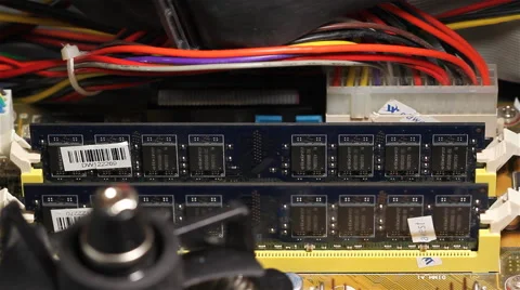 Installation of RAM 3 (2 in 1) Stock Footage 59121964