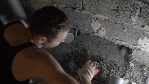 Installation of sewer pipes Stock Footage 89105622