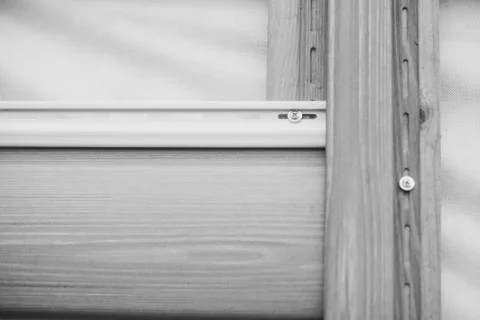 Installation of siding on the facade of the house Stock Photos