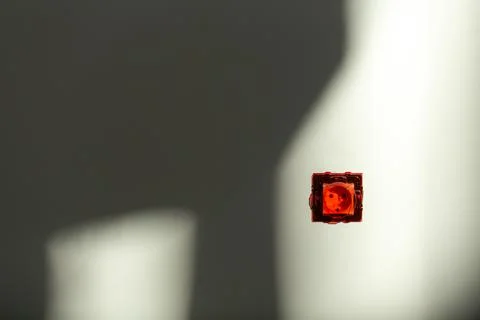 Installation of a socket into a white wall Stock Photos