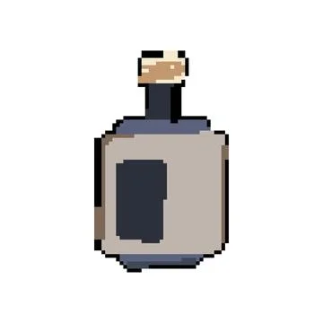 Installation water circulation pump pixel art vector illustration Stock Illustration