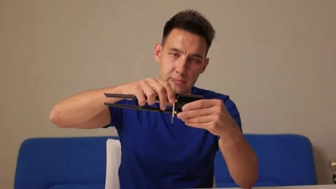 Installed in the system unit of the computer i adherent - transmitter for Stock Footage 314267582