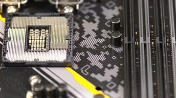 Installing Central Processor Unit Stock Footage 85539333