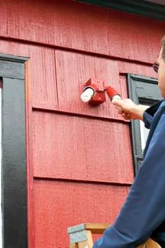 Installing a cfl Stock Photos