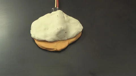 Installing the fuse on a plastic bomb. Stock Footage 43089384