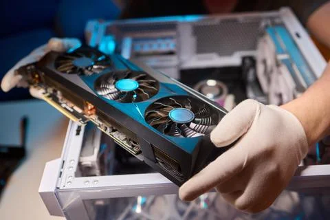 Installing a High Performance GPU in a Custom PC Build A Comprehensive Guide for Stock Photos