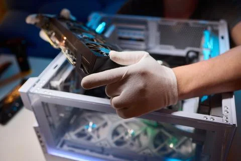 Installing a High Performance GPU in a Custom PC Build A Comprehensive Guide for Stock Photos