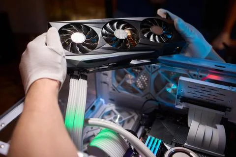 Installing a High Performance GPU in a Custom PC Build A Comprehensive Guide for Stock Photos