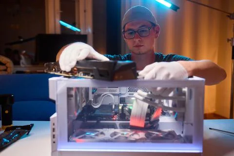 Installing a High Performance GPU in a Custom PC Build A Comprehensive Guide for Stock Photos