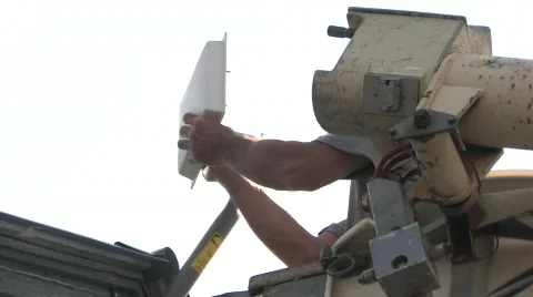  installing Internet12 Stock Footage 712265