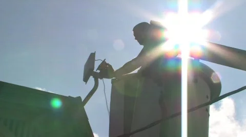  installing Internet19 Stock Footage 712300