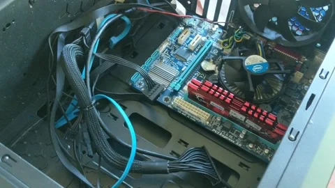 Installing Matherboard Stock Footage 262601388