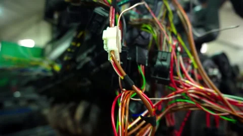 Installing a new powerful engine Stock Footage 328233838