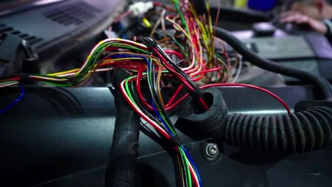 Installing a new powerful engine Stock Footage 328235161