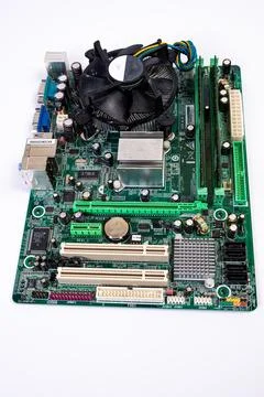 Installing a new RAM DDR memory for a personal computer processor socket in a 写真素材