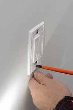 Installing a new socket Stock Photos