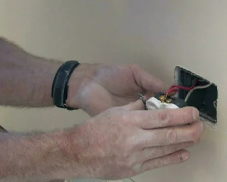 Installing Outlet 2 Stock Footage 284406