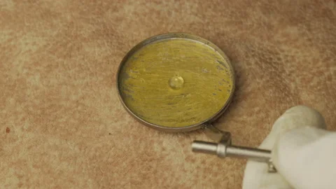 Installing The Pillow On The Saxophone Video stock 147438710