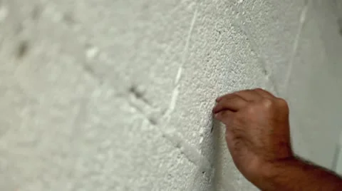 Installing Screw Anchors Stock Footage 11139135