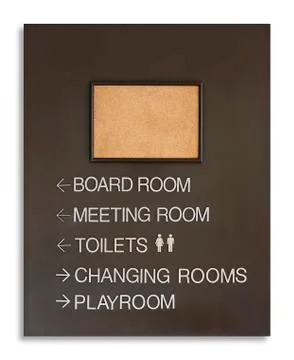 Instant board for direct the way or advertise Stock Photos