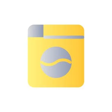 Instant camera flat gradient color ui icon Illustrazione stock