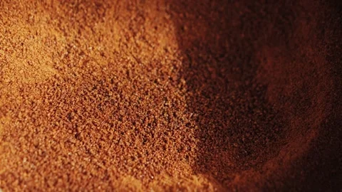 Instant chicory. Roasted crushed chicory root powder. Stock Footage 315229918