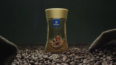 Instant coffee and beans Stock Footage 138212828