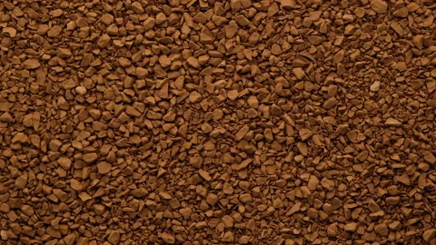Instant coffee close up top view Stock Footage 141418735