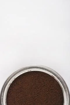 Instant coffee granules Stock Photos