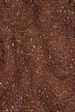 Instant coffee granules texture background. instant coffee closeup 스톡 사진