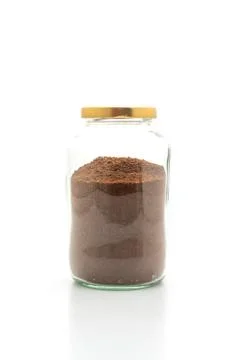 Instant coffee jar Stock Photos