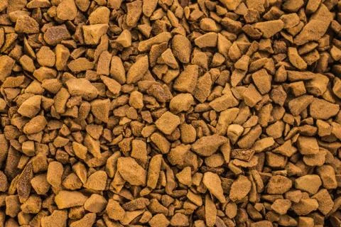 Instant coffee macro background texture Stock Photos
