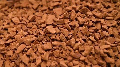 Instant coffee macro moves. Slow motion 库存影片 130738526