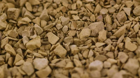 Instant Coffee rotating movement closeup Stock Footage 202177527