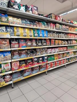 Instant coffee at shelf Stock Photos