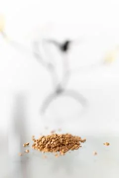 Instant coffee on a table Stock Photos