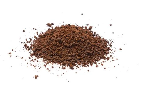 Instant coffee on a white background Stock Photos