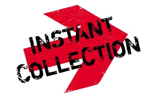 Instant Collection rubber stamp Stock Illustration