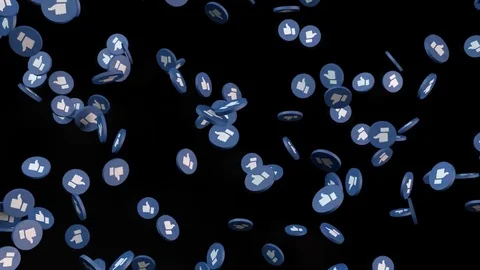 Instant Facebook Like Alpha Stock Footage 76357812