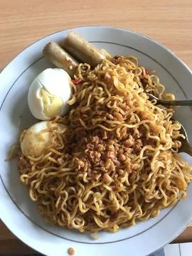 Instant Fried Noodle Stock Photos