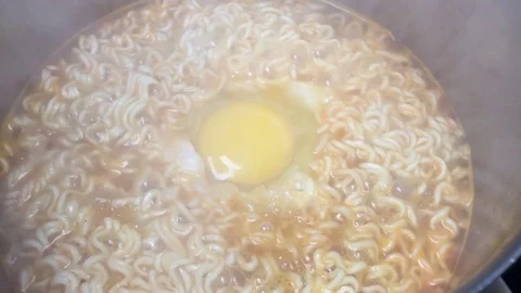 Instant Noodle Ramen Stock Footage 119173206
