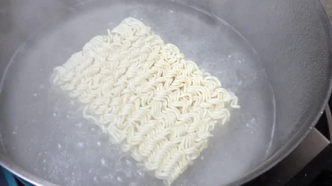 Instant Noodle Ramen Stock Footage 119174414