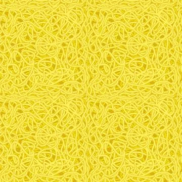 Instant noodle ramen seamless pattern. Vector hand drawn style illustration Stock Illustration