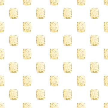 Instant noodle rectangular blocks seamless repeat pattern 库存插图
