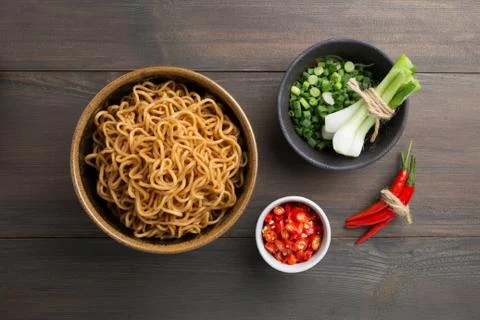 Instant noodles Foto stock
