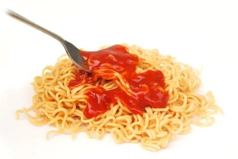 Instant noodles. Stock Photos